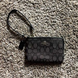 Small coach wristlet